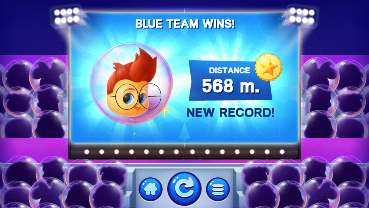 Disney Bounce Game Long Jump Score Screenshot.