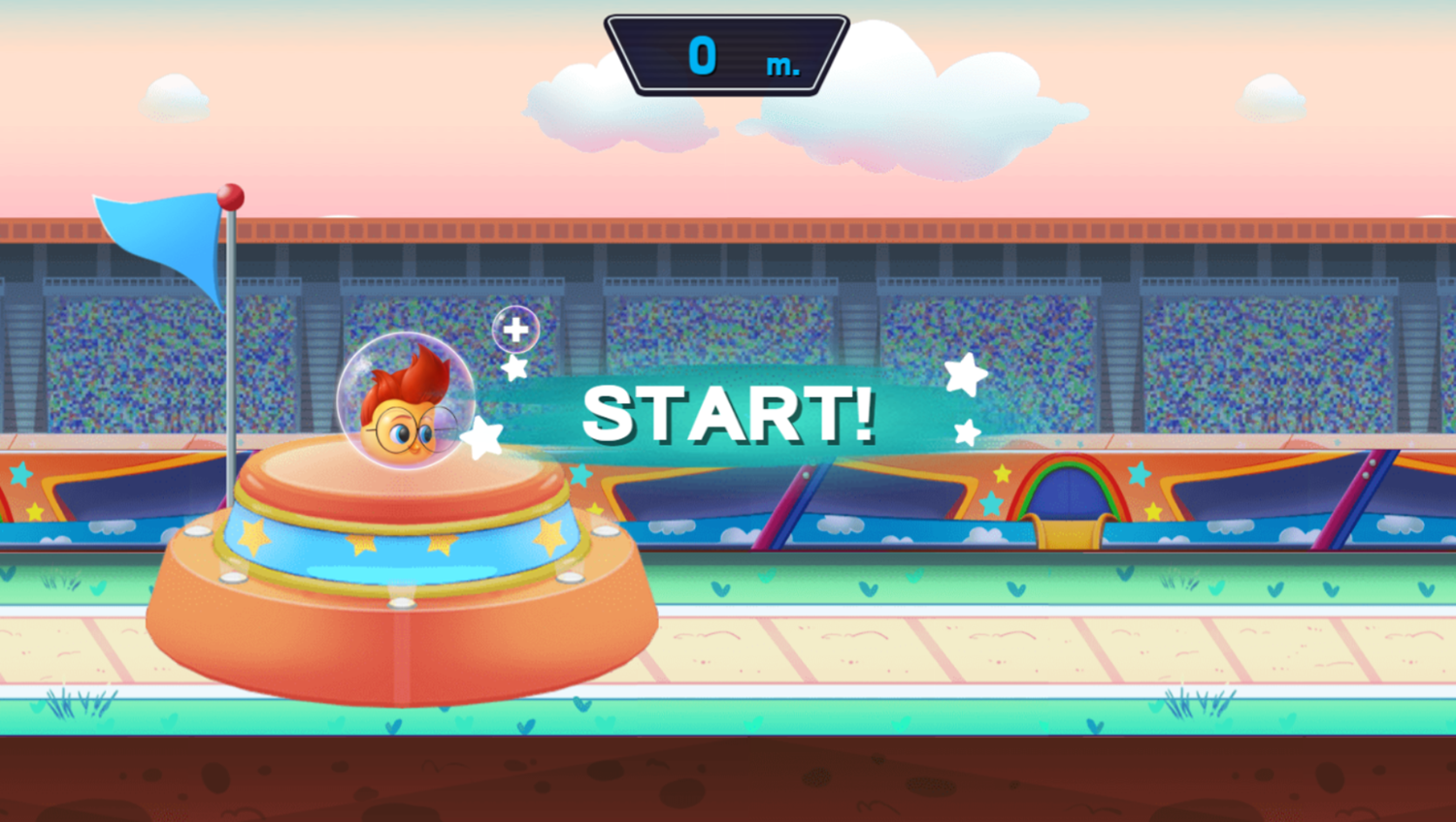 Disney Bounce Game Long Jump Start Screenshot.