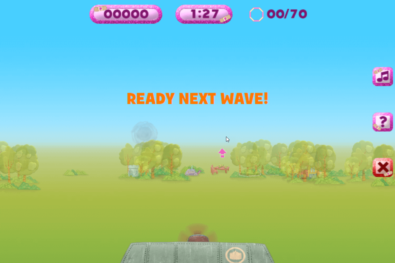 Disney Jr Big Air Adventure Game Level Start Screenshot.