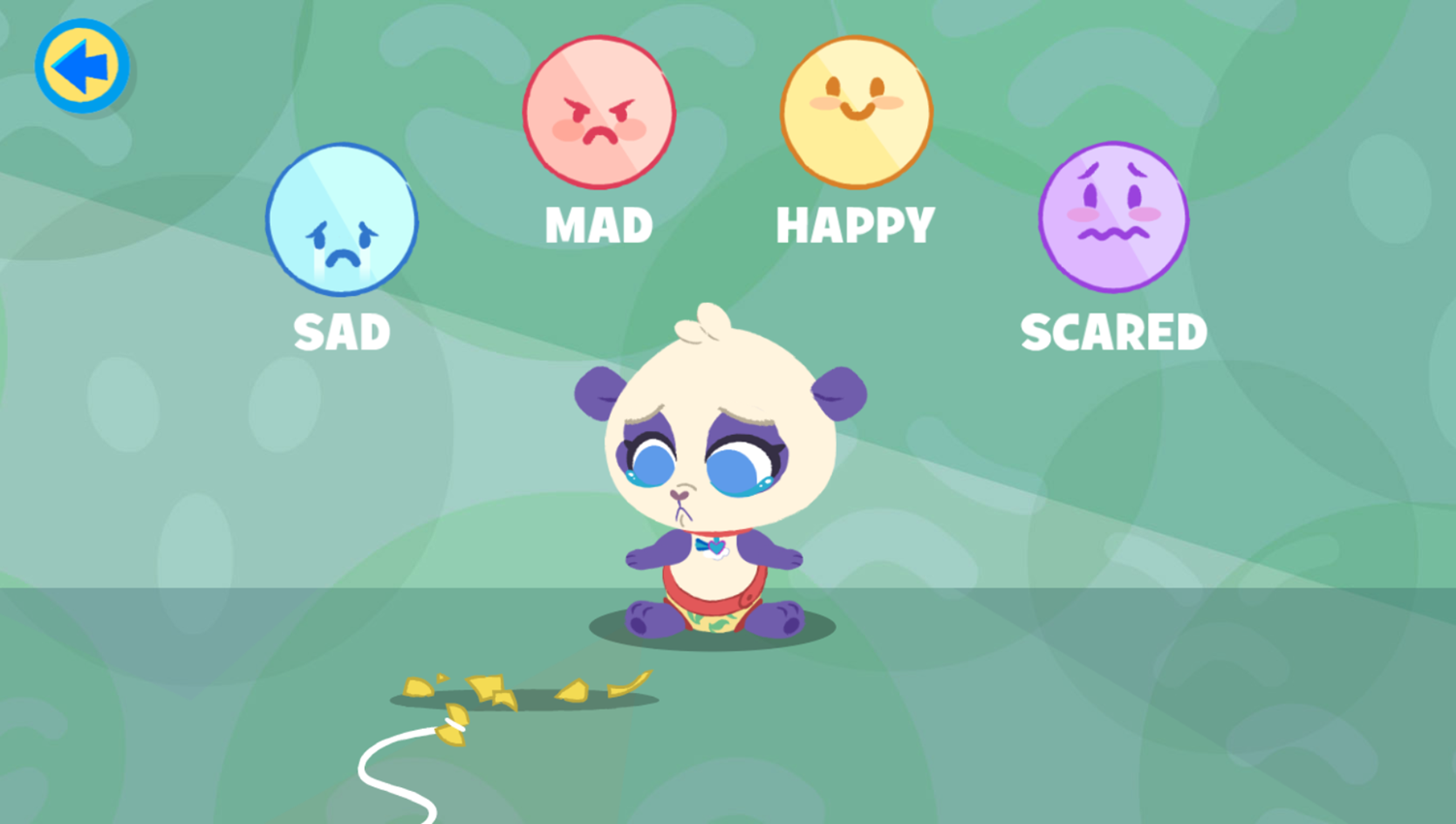 Disney Jr Feelings Game Choose Emotion Screenshot.