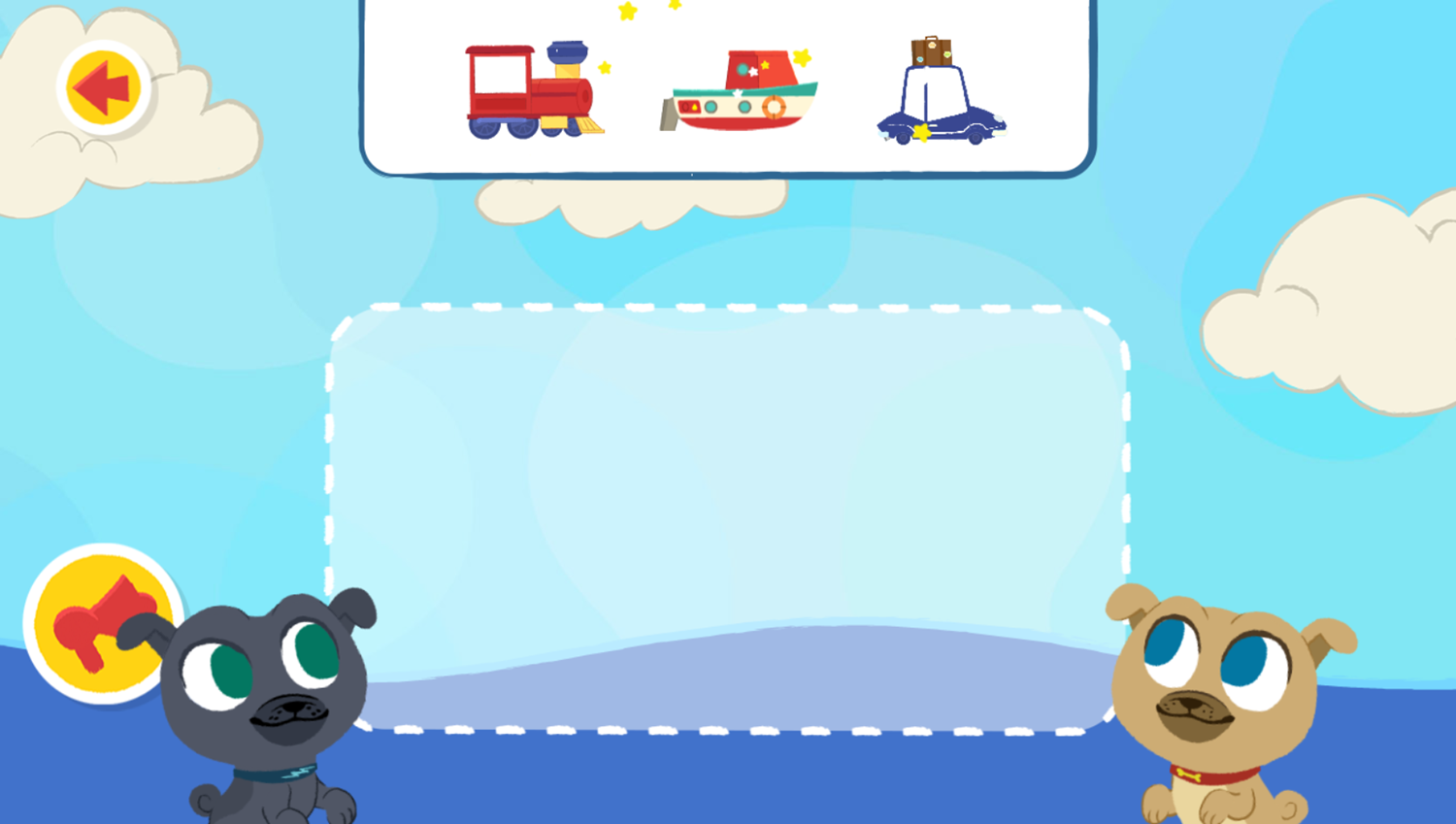 Disney Jr Go Pups Go Game Choose Vehicle For Water Screenshot.