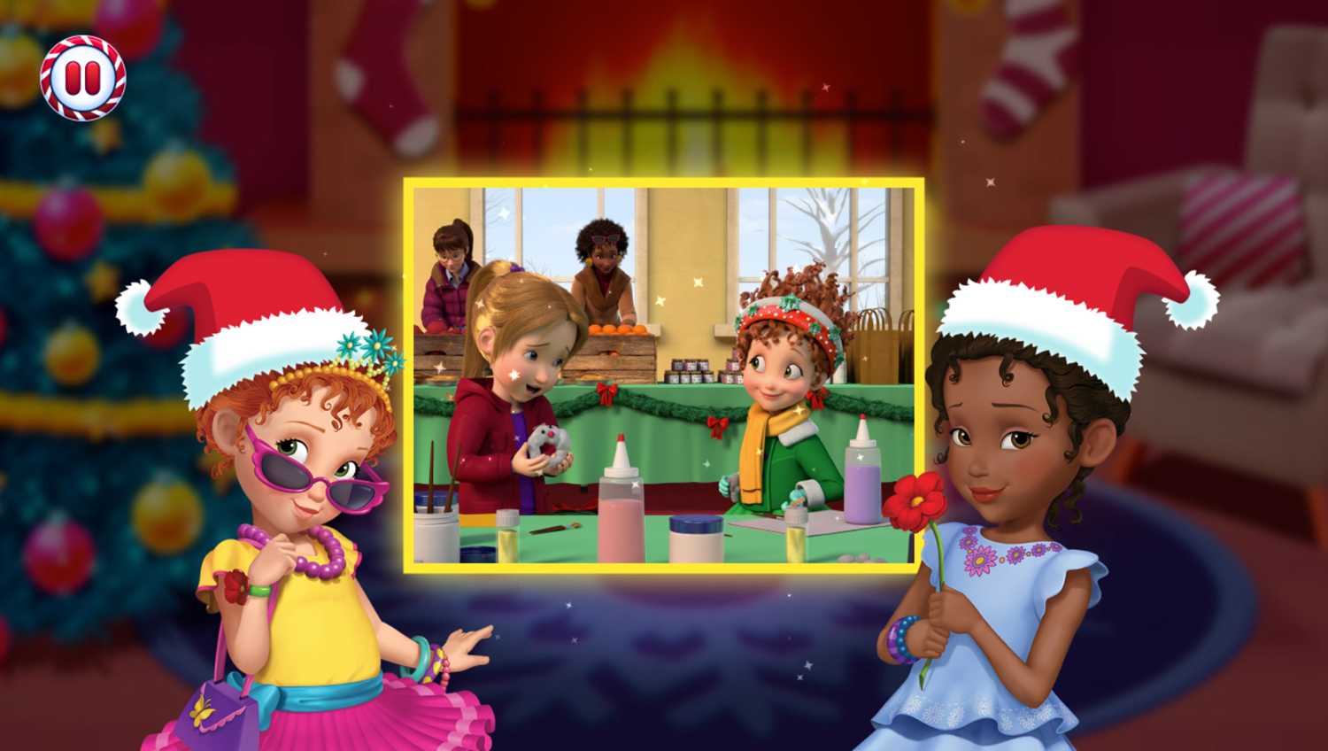 Disney Jr Holiday Party Game Puzzle Complete Screenshot.