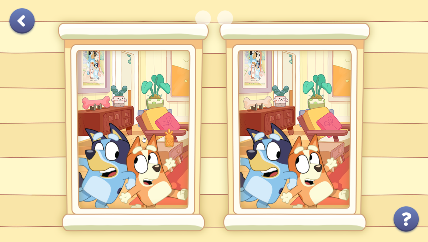 Disney Jr Matching Game Spot The Difference Game Start Screenshot.