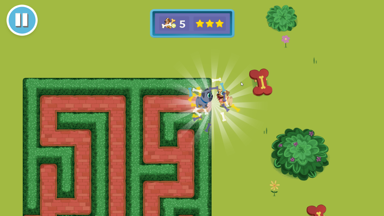 Disney Jr Mazes Game Level Complete Screenshot.