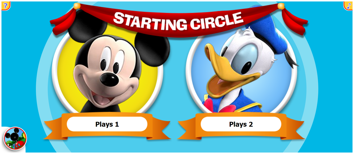 Disney Jr Mickey Mouse Club Lucky You Game Versus Screenshot.