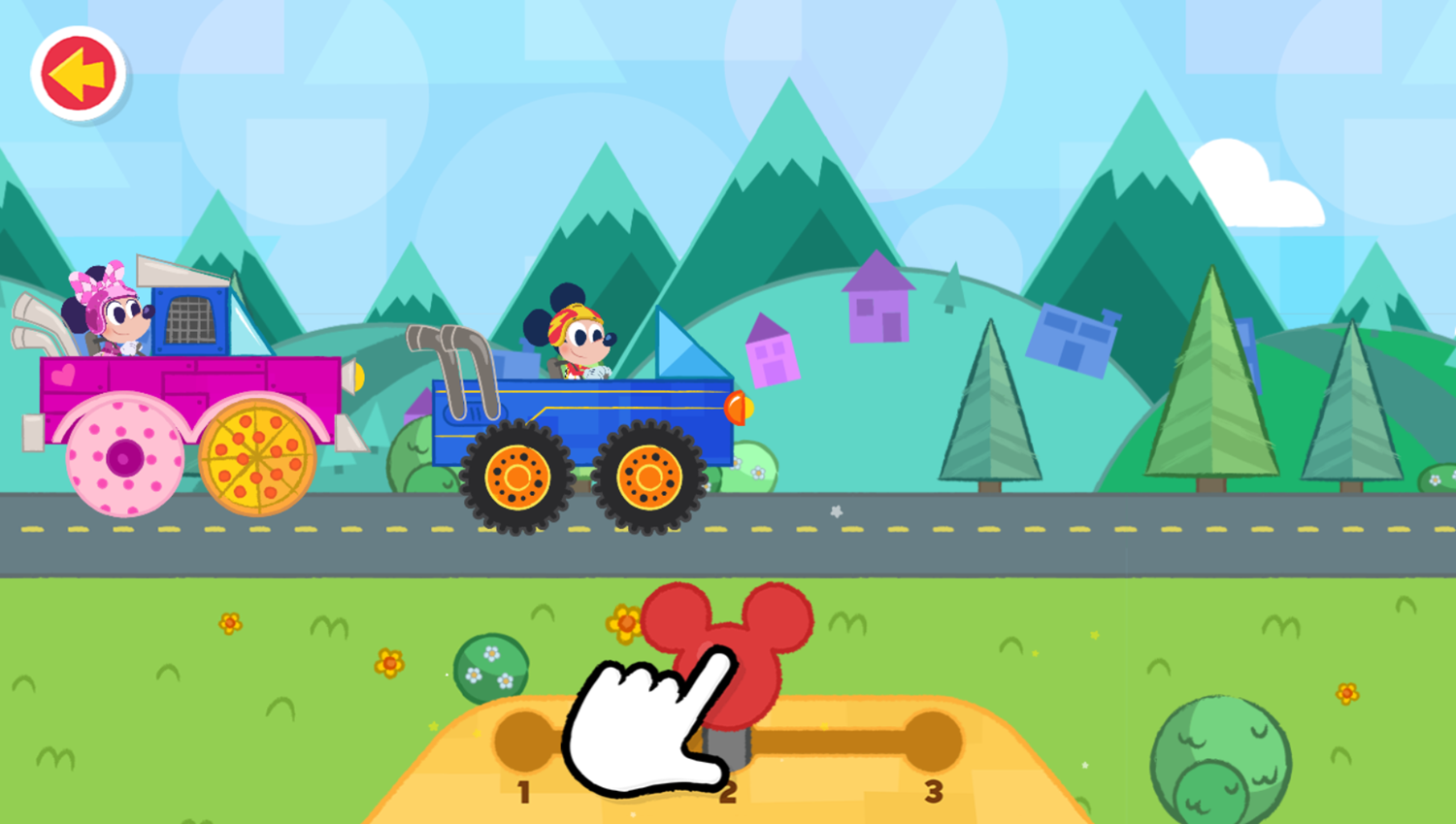 Disney Jr Mickey Shape and Make Road Trip Game How To Use Clutch Screenshot.