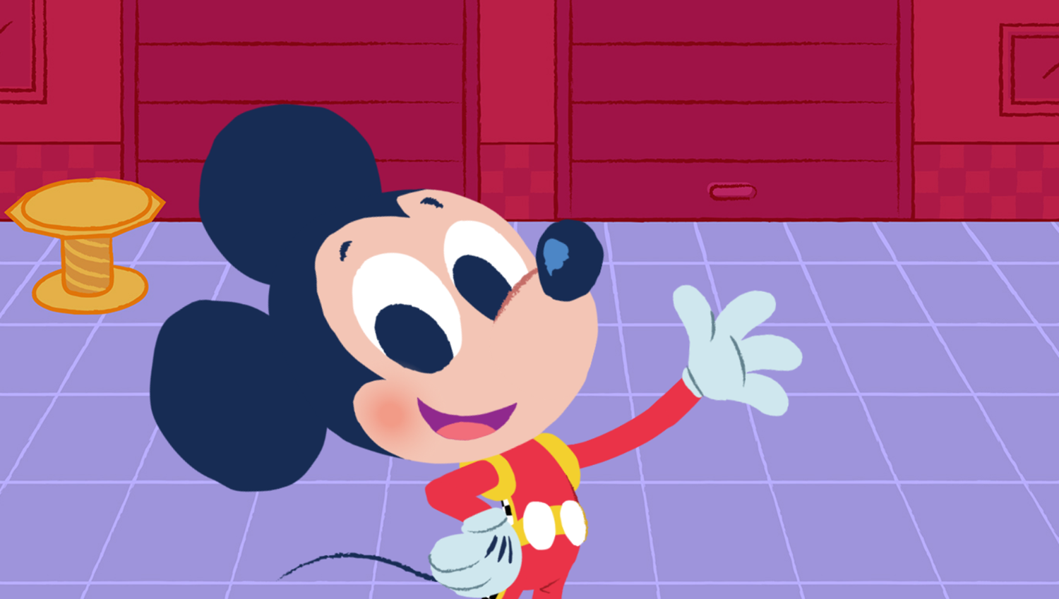 Disney Jr Mickey Shape and Make Road Trip Game Intro Screenshot.