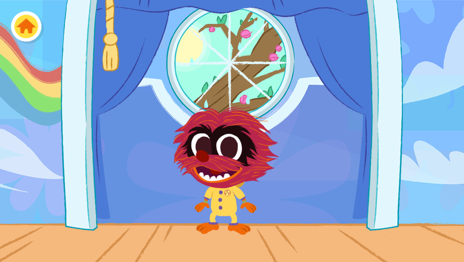 Disney Jr Muppet Babies Animal's Silly Seasons Game Intro Screenshot.