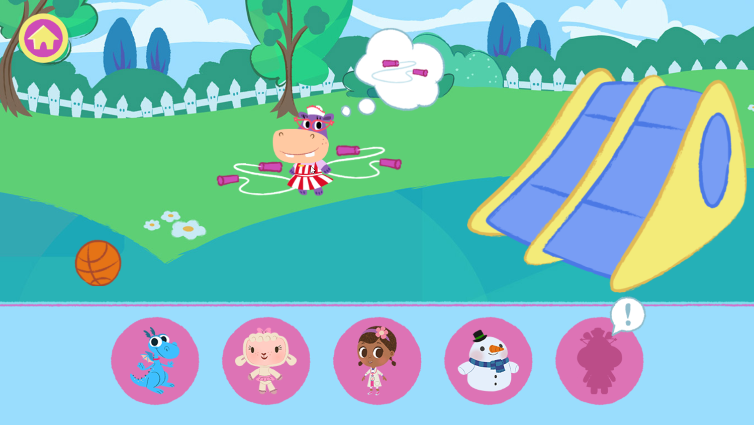 Disney Jr Wash-Up Play Day Game Click To Use Jump Rope Screenshot.