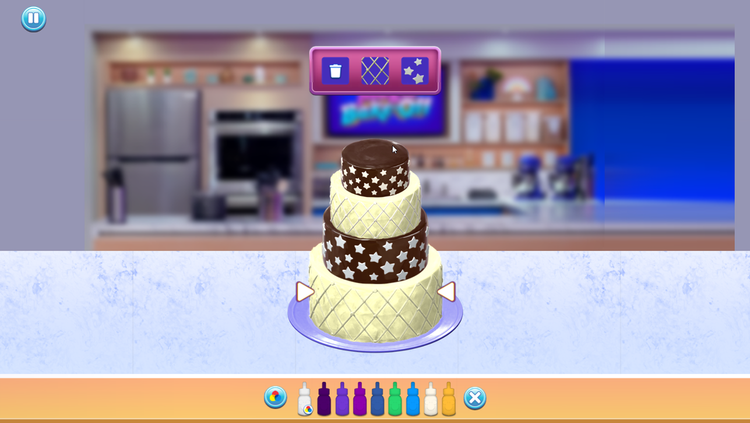 Disney Magic Bake Off Bake My Day Game Add Wraps Screenshot.