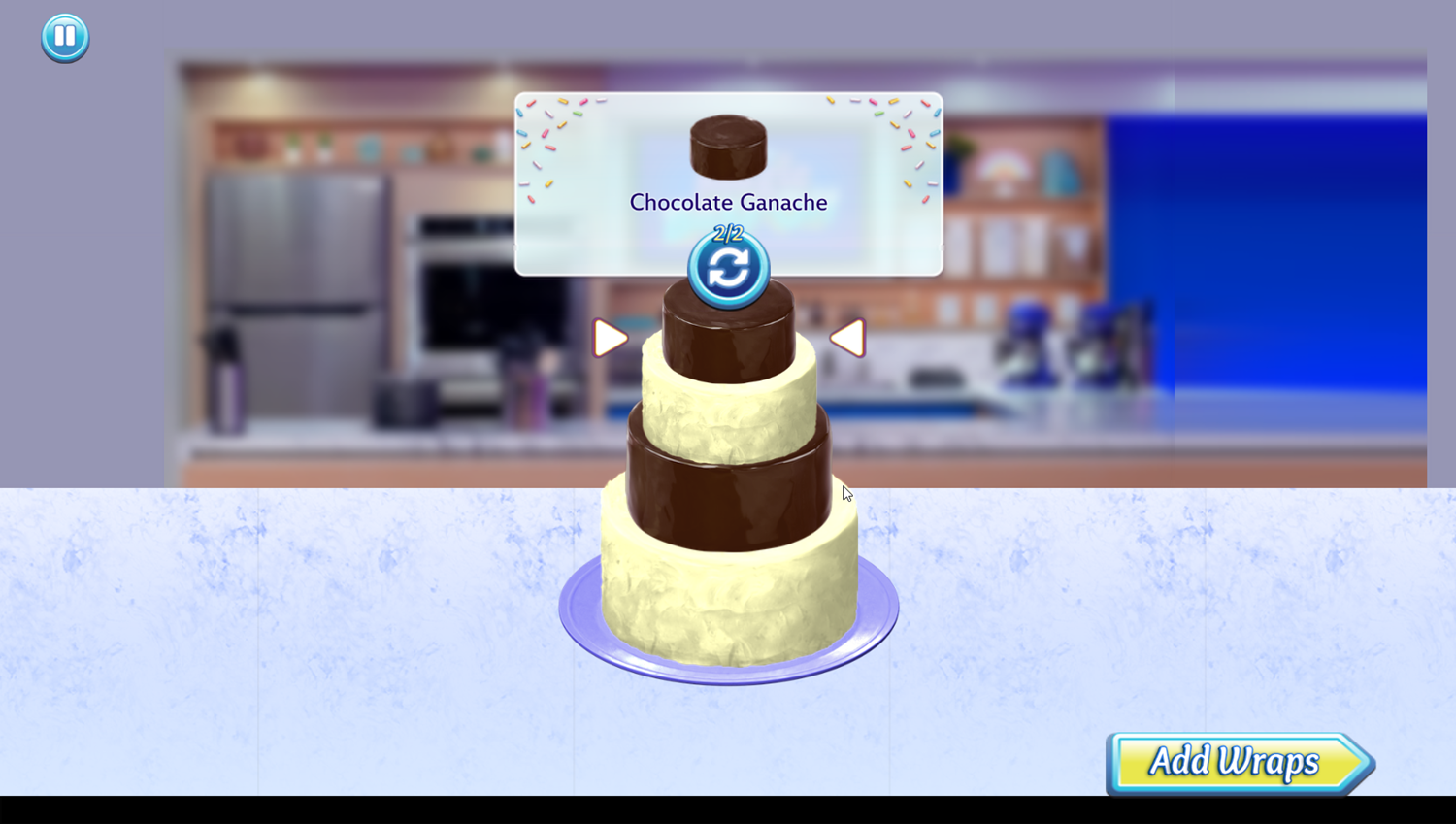 Disney Magic Bake Off Bake My Day Game Apply Frosting Screenshot.