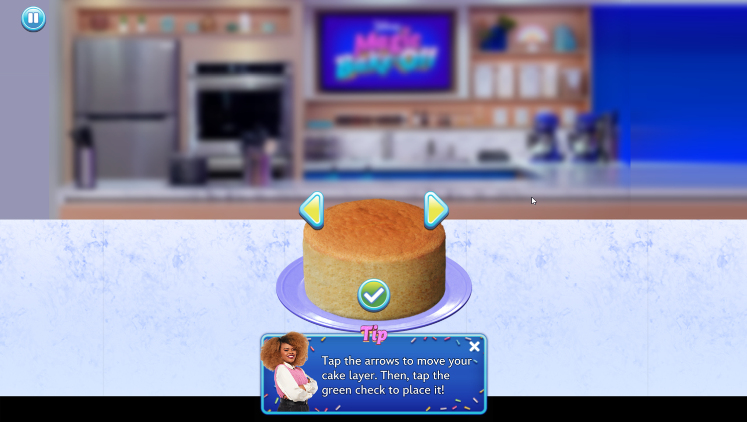 Disney Magic Bake Off Bake My Day Game Tap To Move Screenshot.