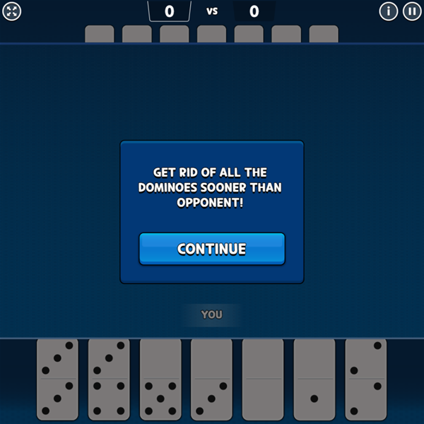 Domino Battle Game Goal Screenshot.