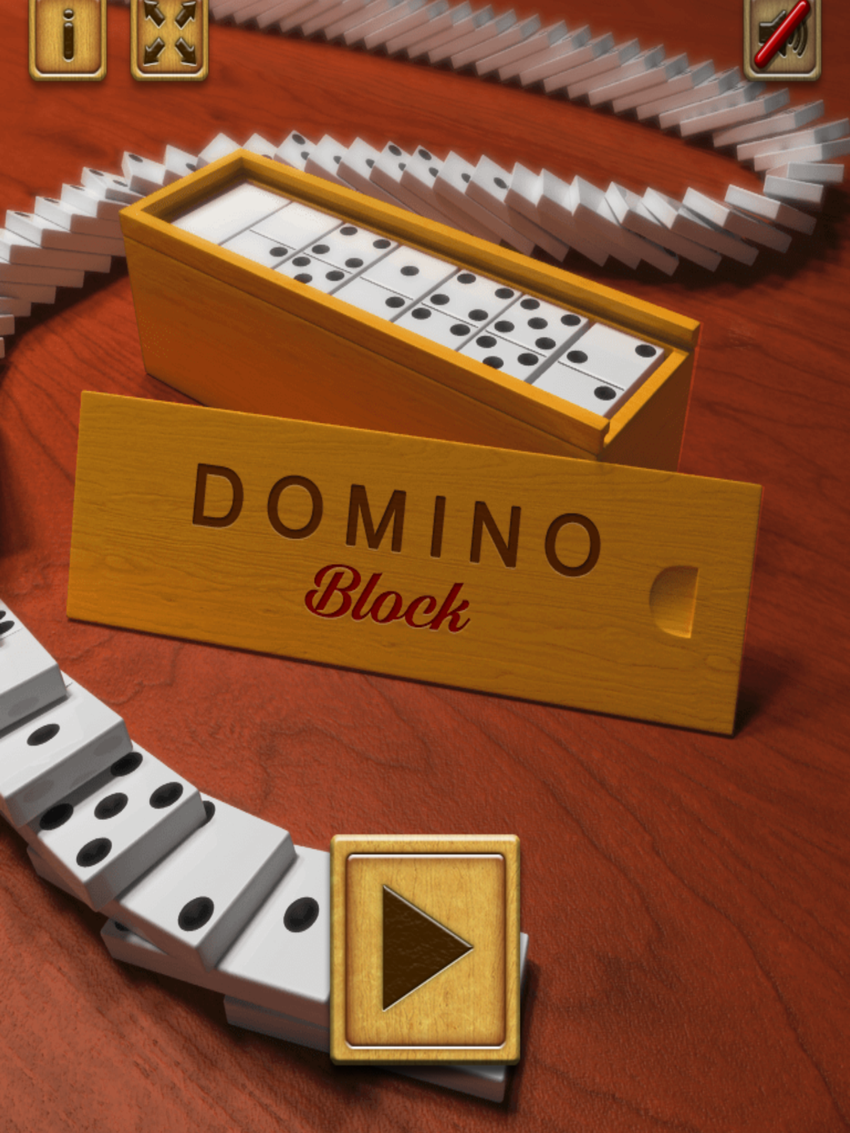 Domino Block Game Start Screenshot.