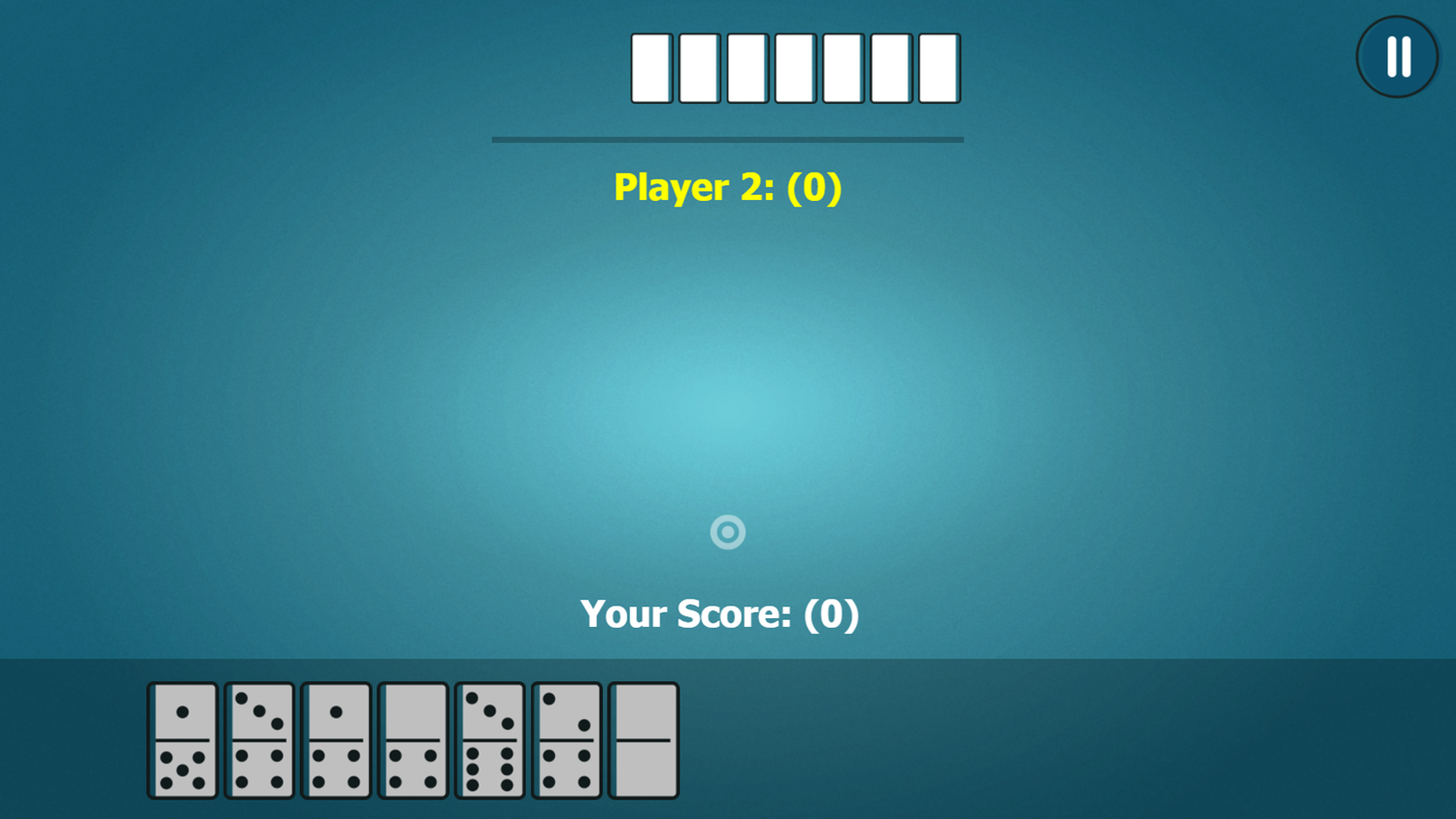 Domino Game Start Screenshot.