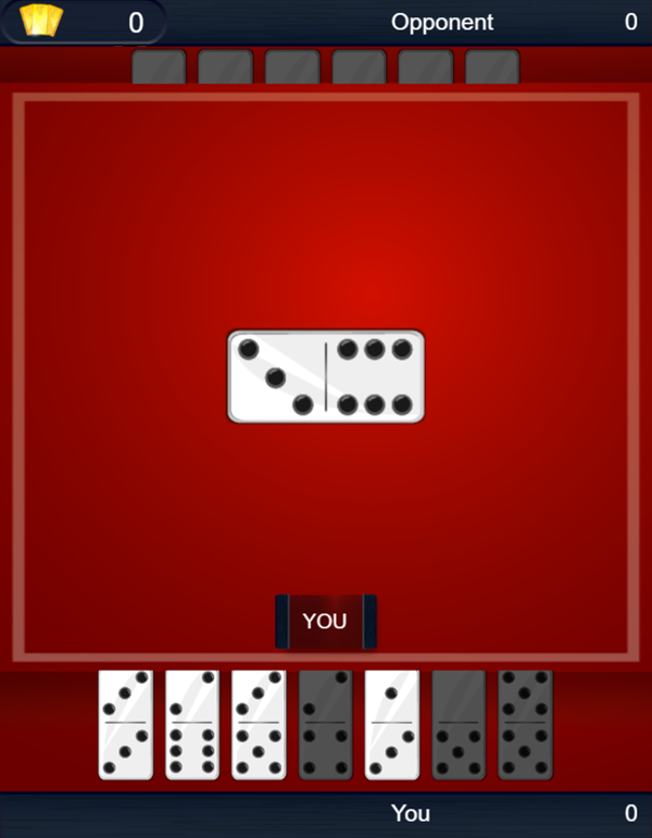Domino Legend Game Start Screenshot.