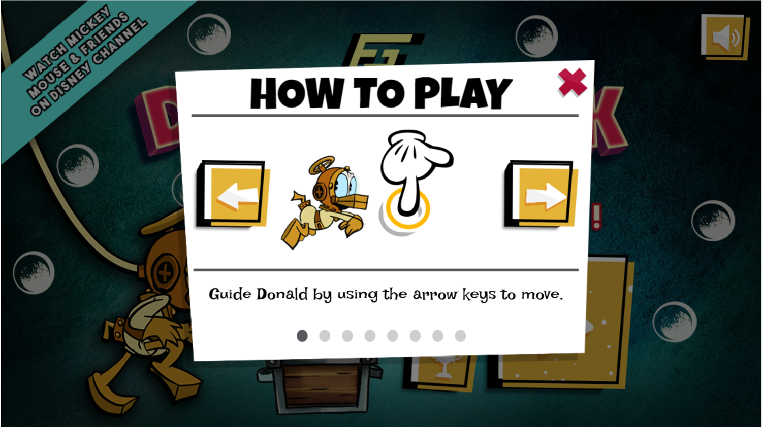 Donald Duck Treasure Frenzy How to Move Screen Screenshot.