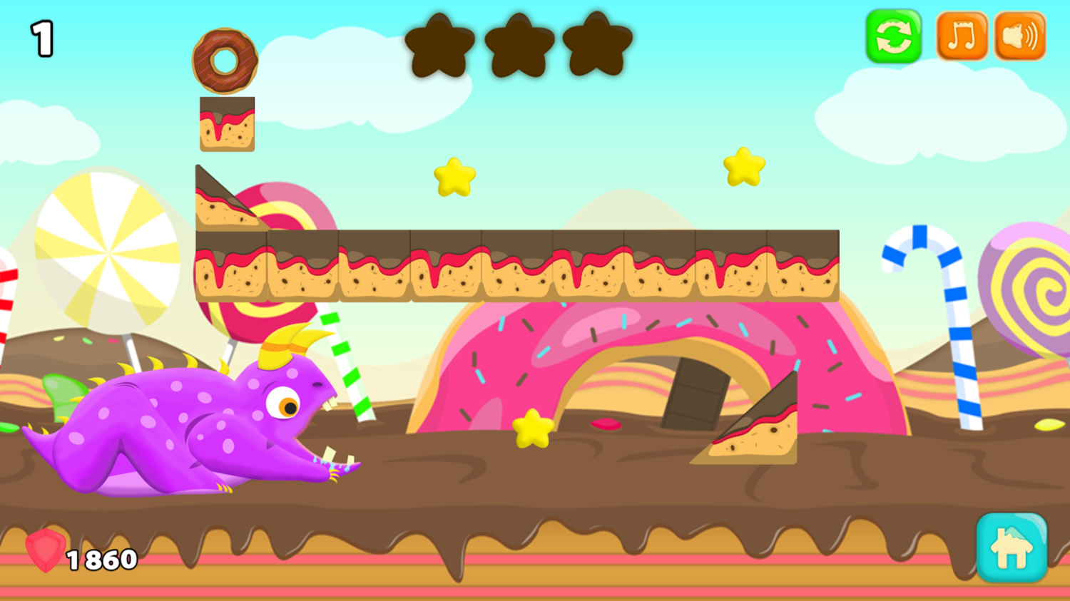 Donut Lover 2 Game Screenshot.