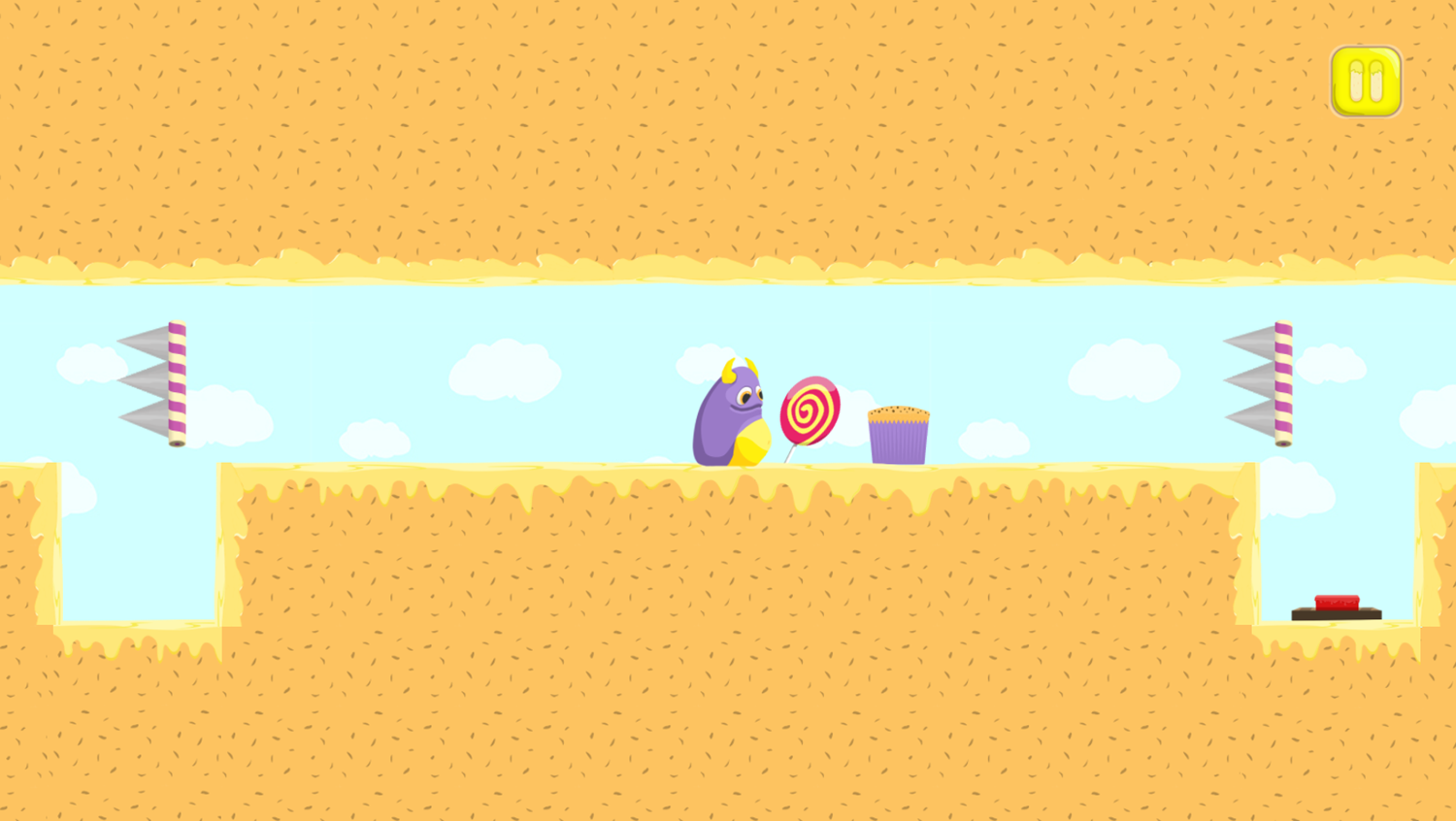 Donut Lover Game Moving Spikes Screenshot.