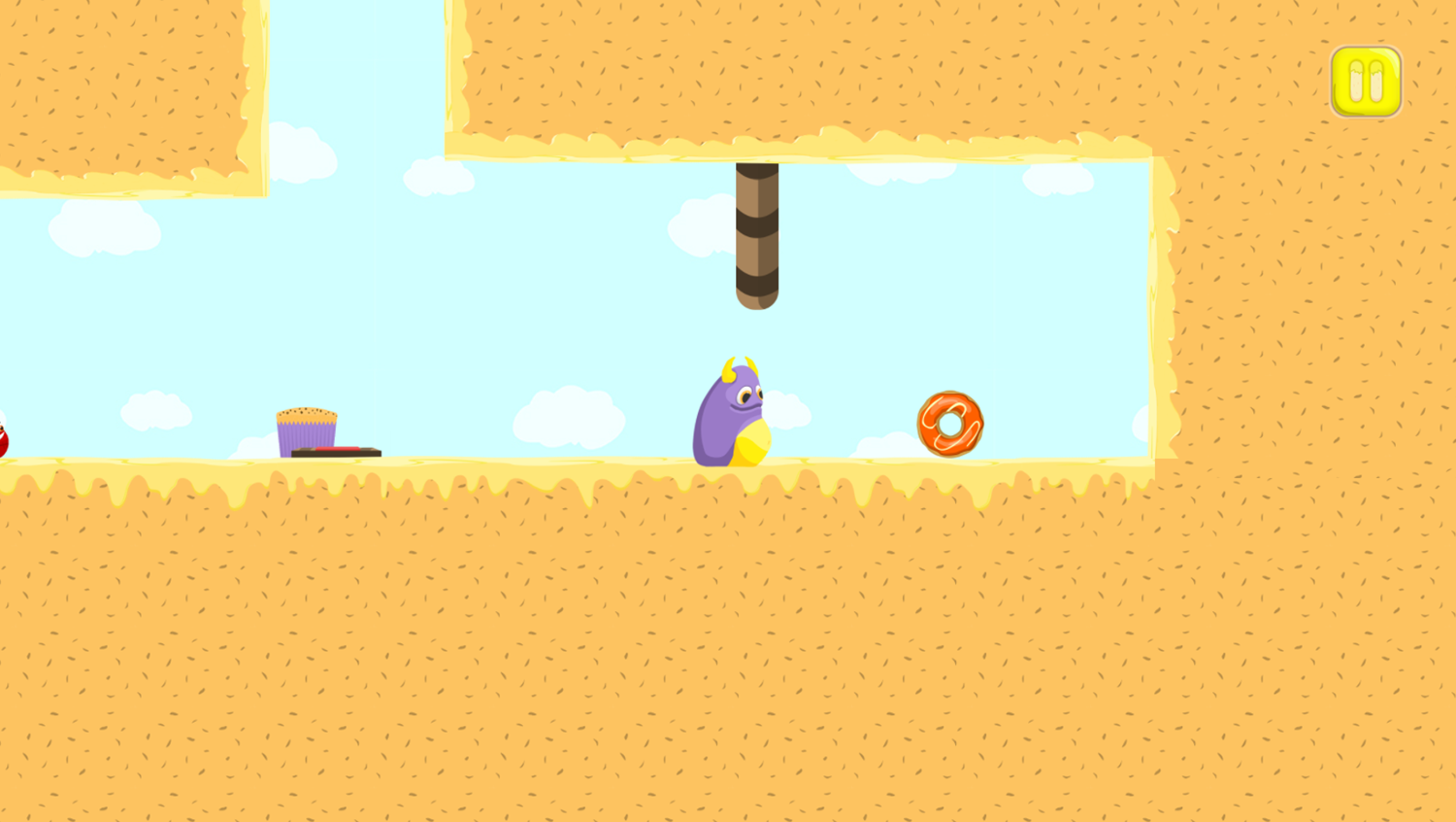 Donut Lover Reaching the End of a Level Screenshot.