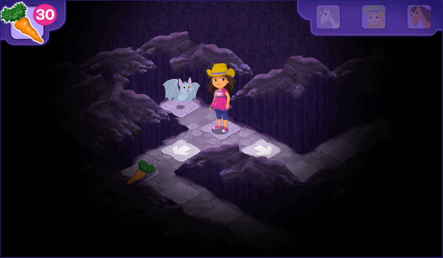 Dora and Friends Legend of the Lost Horses Game Second Level
 Screenshot.
