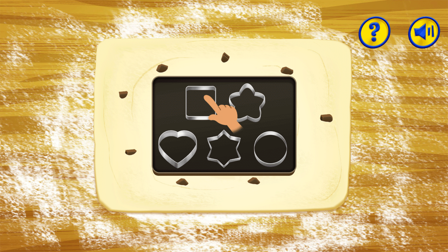 Dorothy and the Wizard of Oz Cookie Magic Game Cut Dough Screenshot.