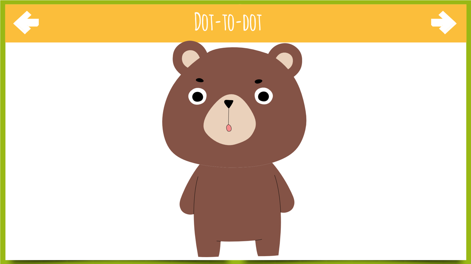Dot to Dot Animals Game Drawn Screenshot.