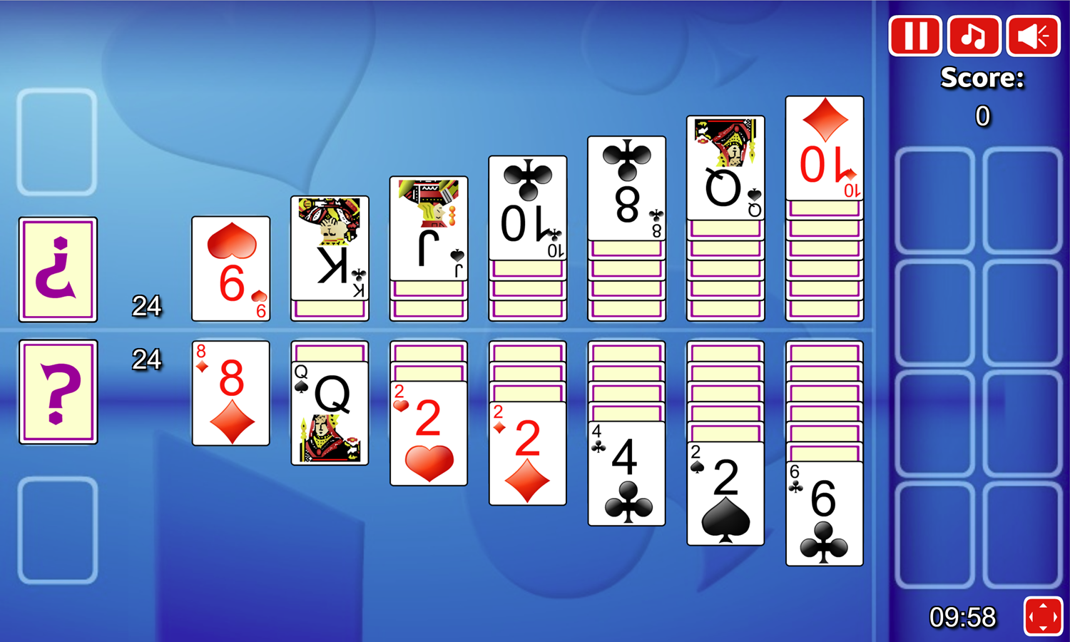 Double Solitaire Game Deal Screenshot.