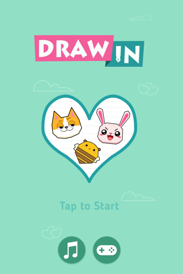 Draw In Game Welcome Screenshot.