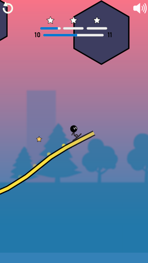 Draw Surfer Game Level Play Screenshot.