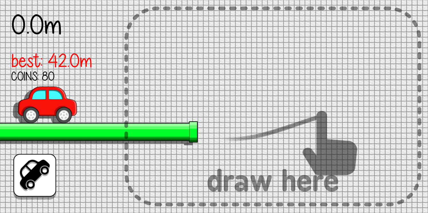 Draw the Hill Game Welcome Screen Screenshot.