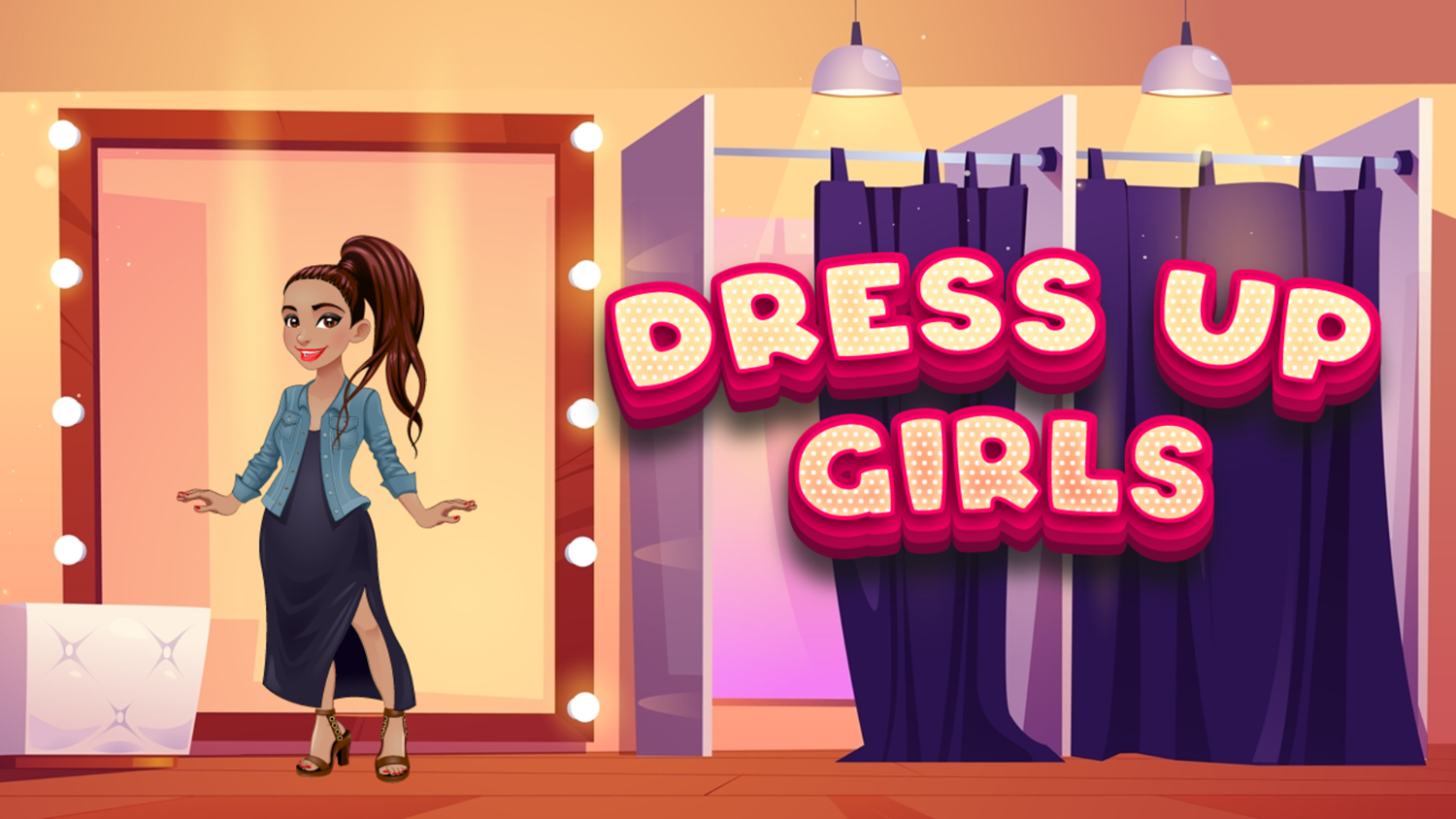 Dress Up Girls Game Result Screenshot.