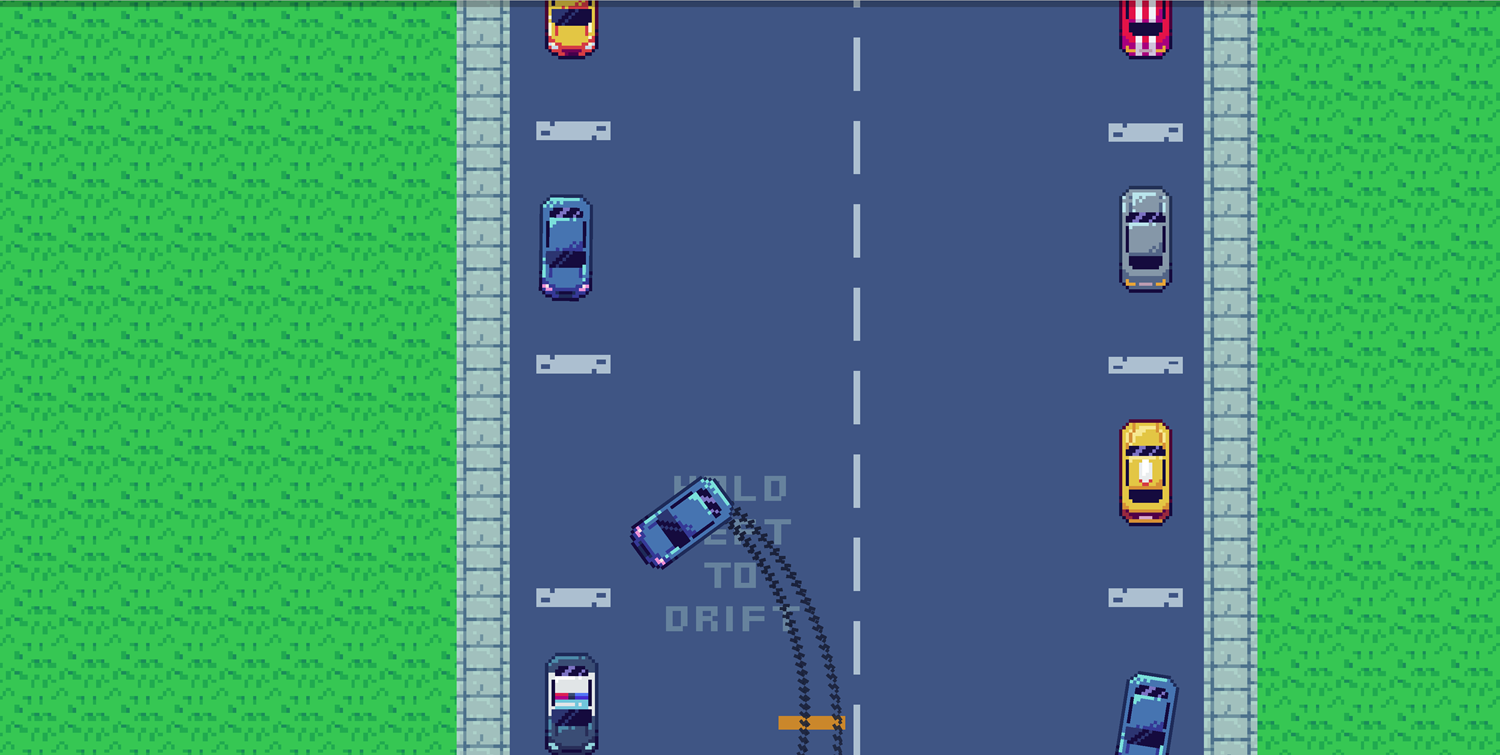 Drift Parking Game Turn Left Tutorial Screen Screenshot.