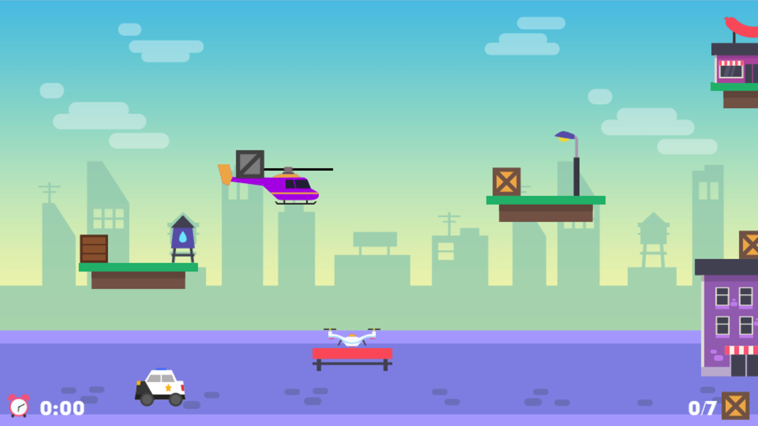 Drone Pickup Service Game Screenshot.