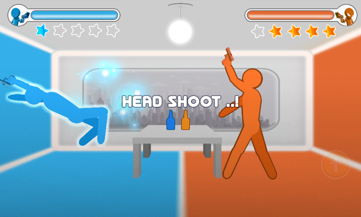 Drunken Duel Game Head Shot Screenshot.