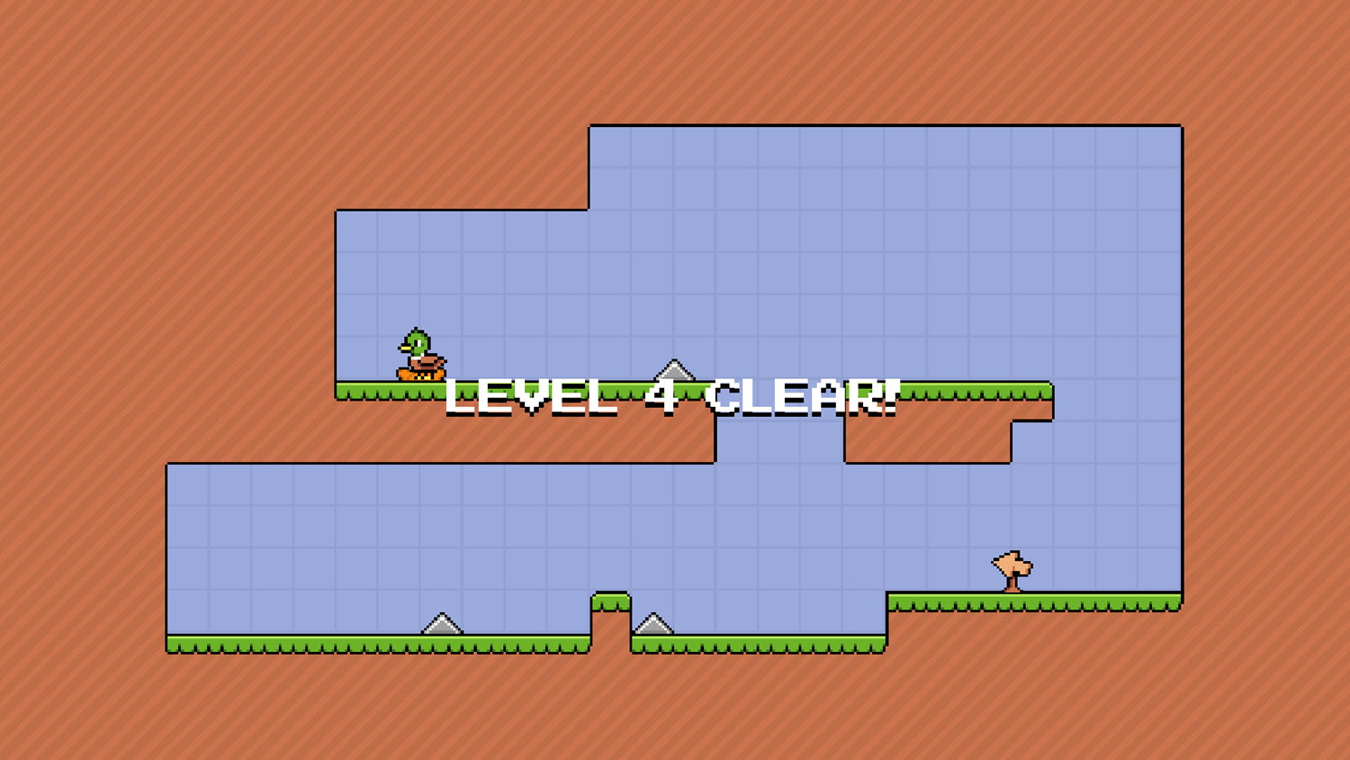 Duck Auto Run Game Level Complete Screen Screenshot.