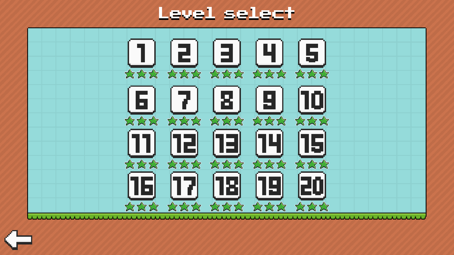 Duck Auto Run Game Level Select Screen Screenshot.