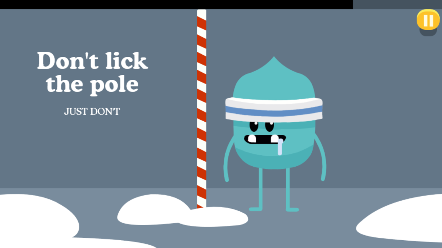 Dumb Ways to Die 2 The Games Game Lick The Pole Screenshot.