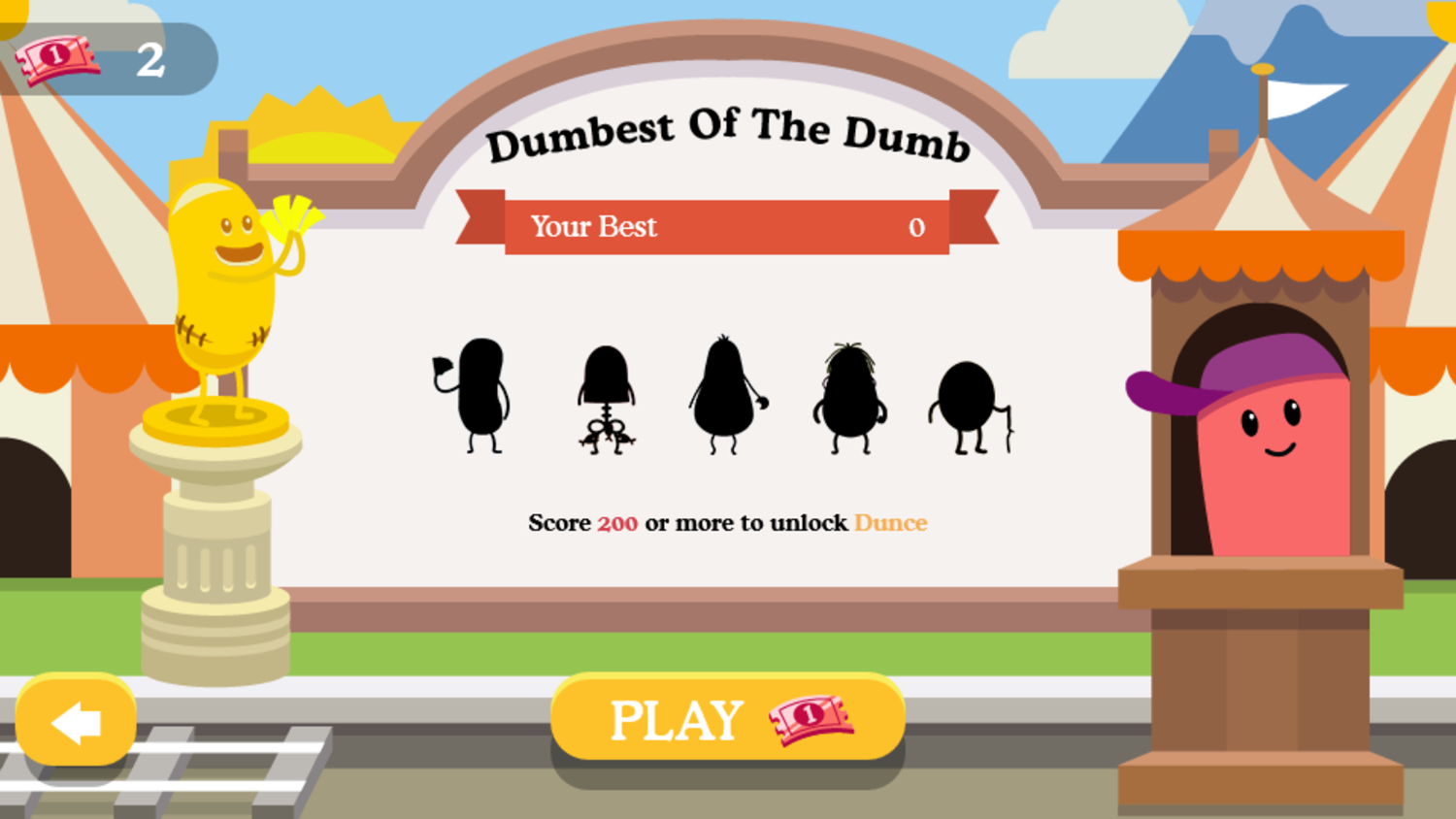 Dumb Ways to Die 2 The Games Game Dumbest of the Dumb Screenshot.
