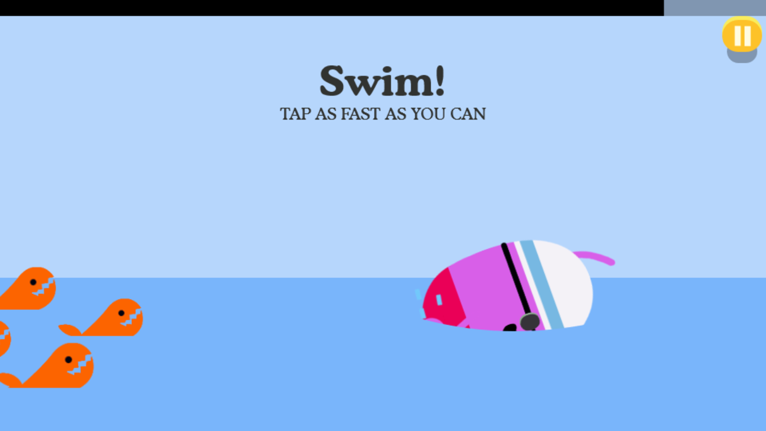 Dumb Ways to Die 2 The Games Game Swim As Fast As You Can Screenshot.