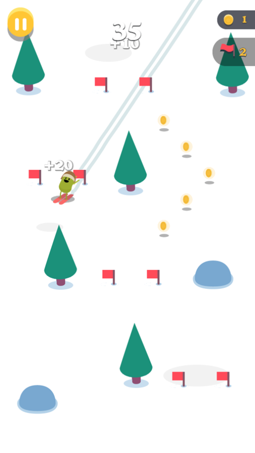 Dumb Ways to Die 3 World Tour Game Snow Safari Play Screenshot.