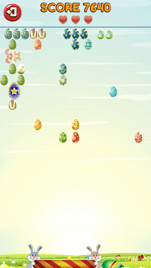 Easter Eggs Hunter Game Bunny Stuck Screenshot.