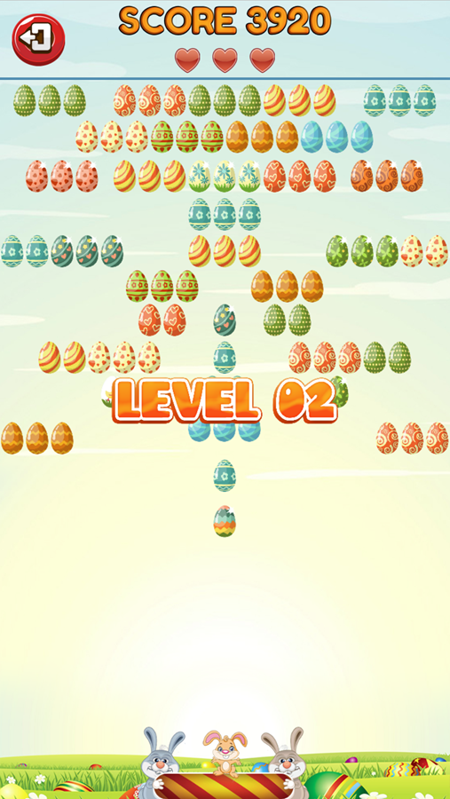 Easter Eggs Hunter Game Screenshot.