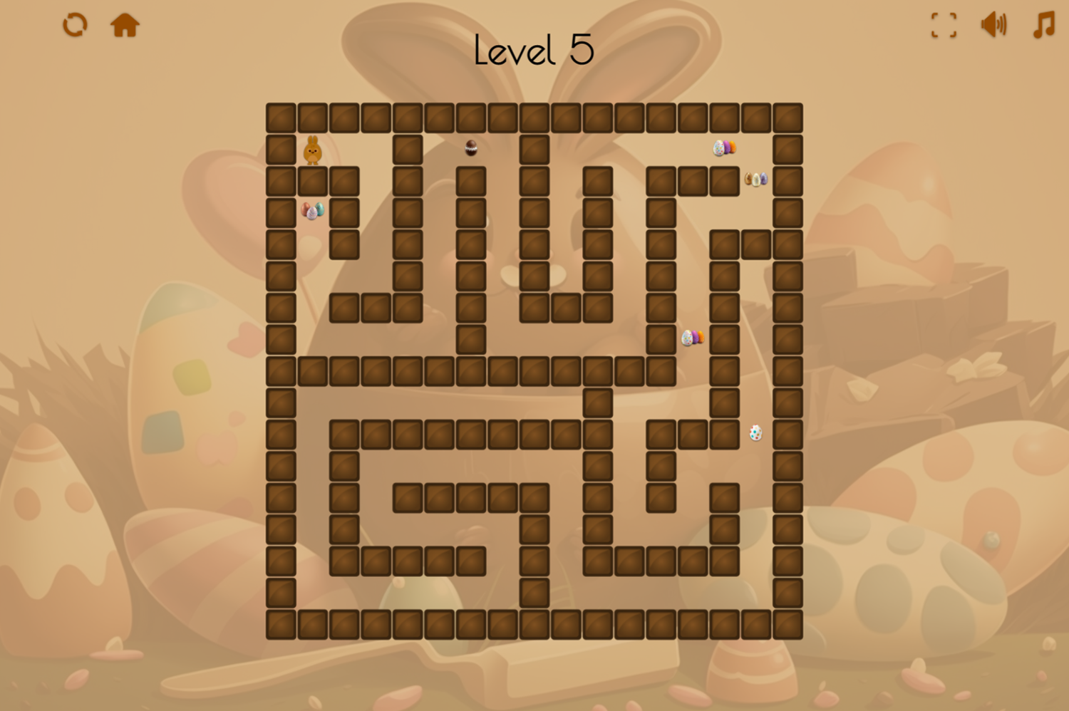 Easter Maze Game Next Level Screenshot.