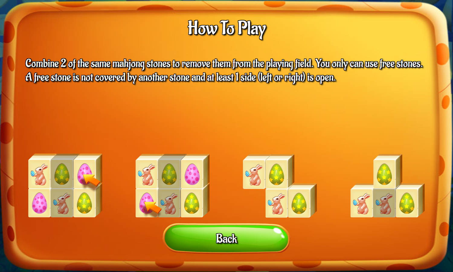 Easter Pile Game How To Play Screenshot.