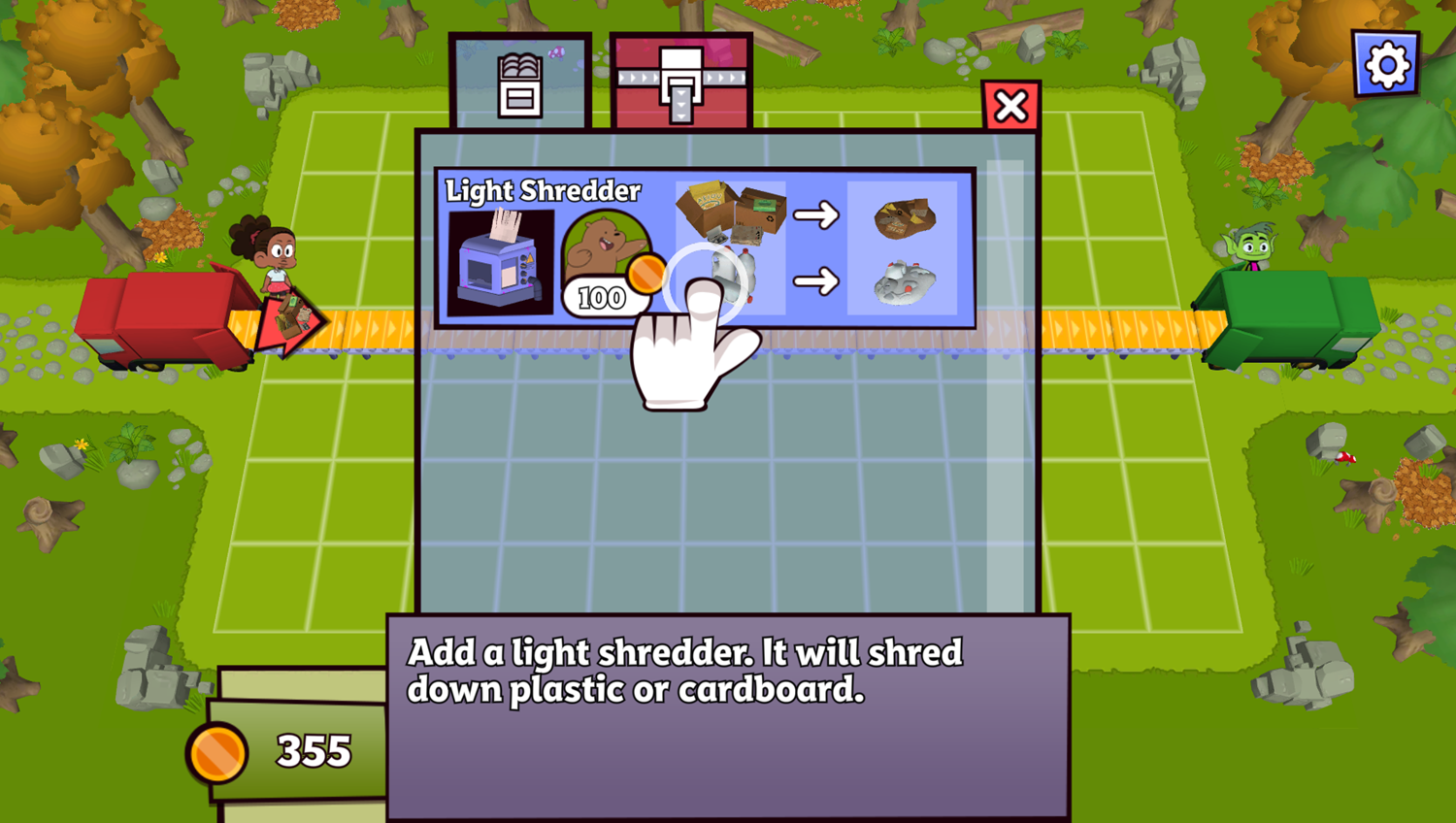 Eco Empire Game Add Light Shredder Screenshot.