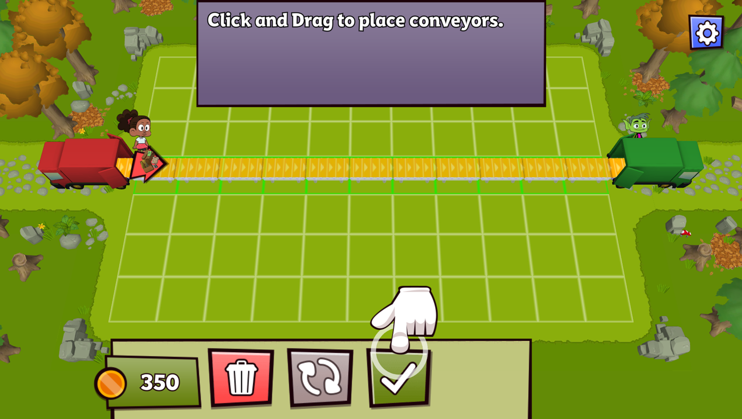 Eco Empire Game Place Conveyors Screenshot.