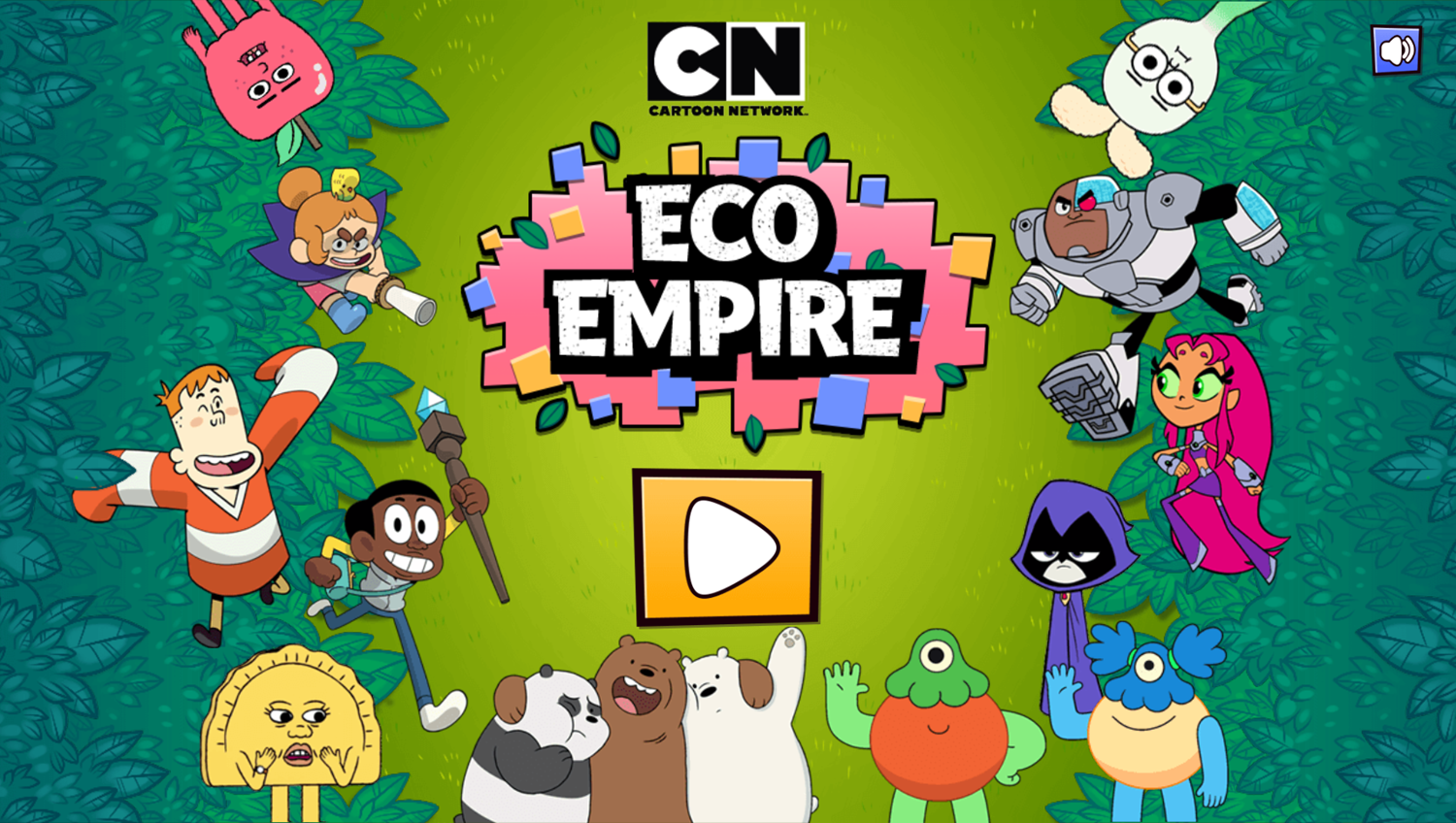 Eco Empire Game Welcome Screen Screenshot.