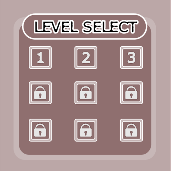 Egg Escape Game Level Select Screen Screenshot.