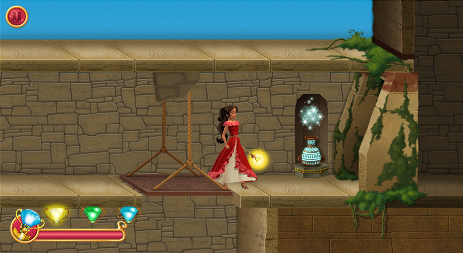 Elena of Avalor Adventures in Avalor Magic Maze Game Screenshot.